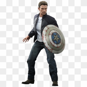 Bucky And Captain America Action Figures, HD Png Download - captain america mask png
