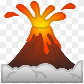 Volcano Icon - Volcano Emoji Png, Transparent Png - age icon png