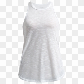 Sheer Tank Top, White, , Hi-res - Pattern, HD Png Download - white tank top png