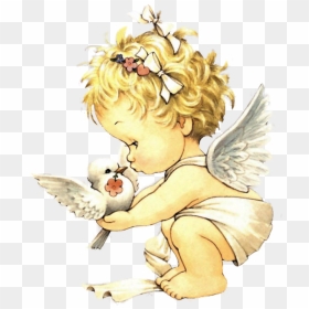 Precious Moments Baby Angel And Dove Of Peace - Precious Moments Baby Angels, HD Png Download - precious moments png