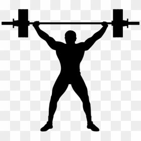 Weight Lifter Png, Transparent Png - workout silhouette png