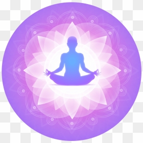 Raja Yoga - Meditation Clipart, HD Png Download - meditation silhouette png