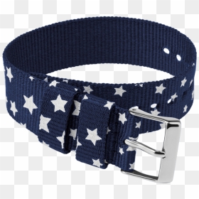20mm Fabric Single Layer Slip Thru Strap With Stars - Belt, HD Png Download - flying fabric png