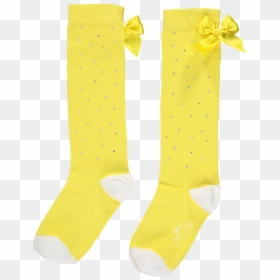 Picture Of Ariana Dee Yellow Sparkle Knee Socks - Sock, HD Png Download - yellow sparkle png