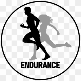 Endurance - Social Distance Running, HD Png Download - workout silhouette png