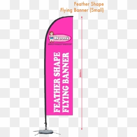 Feather Shape Flying Banner Small - Ho Chi Minh City Television, HD Png Download - flying fabric png