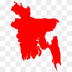 Flag Of Bangladesh Svg Clip Arts - High Resolution Bangladesh Map, HD Png Download - bangladesh flag png
