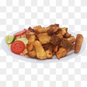 Yuca Frita Con Chicharron Png, Transparent Png - yuca png