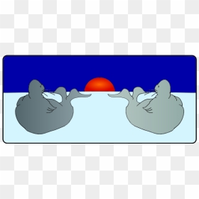 Seals In The Sunset - Bocce, HD Png Download - sunset clipart png