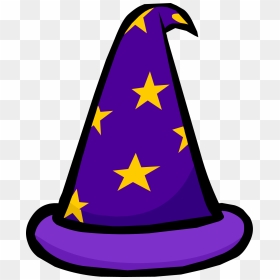 Purple Wizard Hat - Purple Wizard Hat Png, Transparent Png - party hat .png