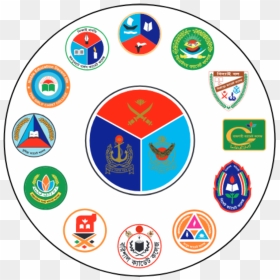 Bangaldesh Cadet Colleges Mixed Logo - Bangladesh Cadet College Logo, HD Png Download - bangladesh flag png