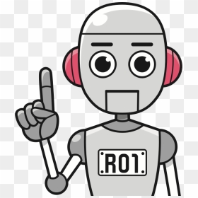 Robot - Cartoon Robot Body Drawing, HD Png Download - cyborg eye png
