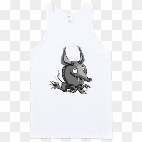 Armadillo Fine Jersey Tank Top Unisex By Itee - Armadillos, HD Png Download - white tank top png