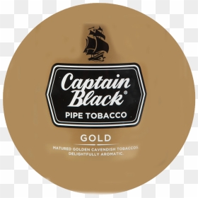 Captain Black-gold - Label, HD Png Download - black labels png