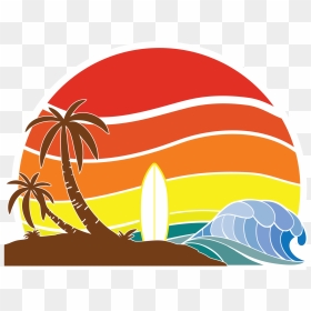Illustration Clipart , Png Download - Island Sunset Clipart, Transparent Png - sunset clipart png