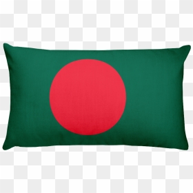 Throw Pillow, HD Png Download - bangladesh flag png