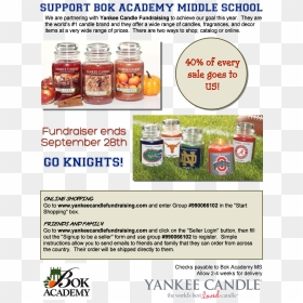 Bok Academy, HD Png Download - yankee candle png