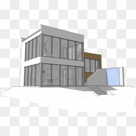 Svg Freeuse Download Houses Drawing Modern - Small Modern House Drawing, HD Png Download - small house png