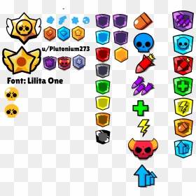 Brawl Stars Brawler Icons, HD Png Download - star texture png
