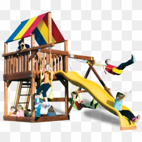 Carnival Base Clubhouse, HD Png Download - swing set png