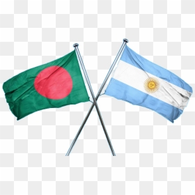 Флаг Кыргызстана И России, HD Png Download - bangladesh flag png