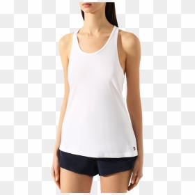 Dámské Sportovní Tílko Tommy Hilfiger, HD Png Download - white tank top png