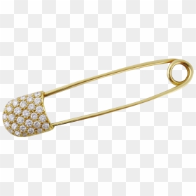 Transparent Safety Pin Png - Body Jewelry, Png Download - gold earring png