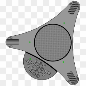 Vector Graphics Of Conference Office Phone - Conference Call Phone Vector, HD Png Download - celular vector png