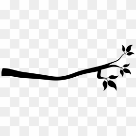 Clipart Tree Branch Silhouette , Png Download - Black And White Tree Branch Clip Art, Transparent Png - tree branch vector png
