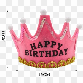Pink - Tiara, HD Png Download - party hat .png