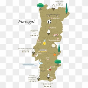 Little Guest Hotels Collection Portugal Tour Guide - Map, HD Png Download - road trip png