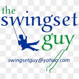 The Swingset Guy - Graphic Design, HD Png Download - swing set png