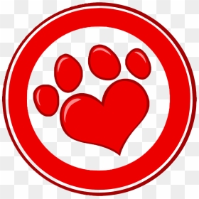 Puppy Dog Clip Art - Dog And Valentines Clip Art Free, HD Png Download - puppy paw png