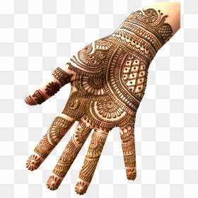 Body Art Henna India Traditional Mehndi Designs - Front Hand Mehndi Design, HD Png Download - henna tattoo png