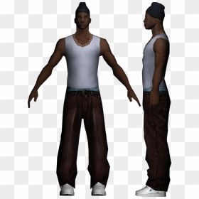 Gta Sa Skins Og Loc, HD Png Download - white tank top png