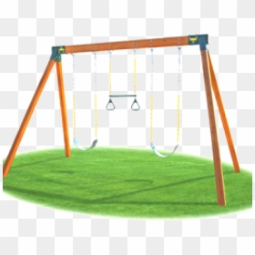 Picture Of A Swing Set - Swing, HD Png Download - swing set png