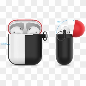 Premium Silicone Two Toned Case For Apple Airpods With, HD Png Download - airpods png