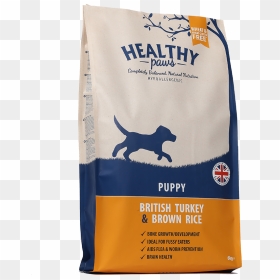 6kg British Turkey & Brown Rice - Dog Food, HD Png Download - puppy paw png