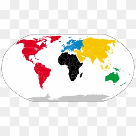 Map Of The World To Trace, HD Png Download - mapa mundi png