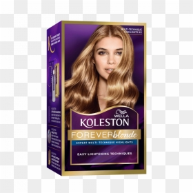 Permanent Hair Color Cream Multi-techinque Highlights - Wella Koleston 6 4, HD Png Download - long blonde hair png