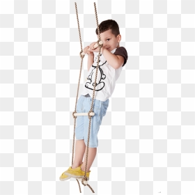Climbing Rope Ladder Playground Swing Sets Standard - Western Concert Flute, HD Png Download - swing set png