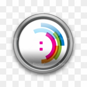 Circle, HD Png Download - 3d button png