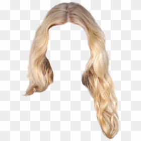 #hair #hairstyle #nichememe #sticker #png #freetoedit - Niche Meme Png Hair, Transparent Png - long blonde hair png