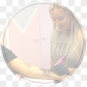 Tattoo - Circle, HD Png Download - henna tattoo png