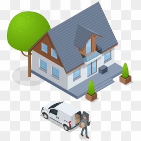 Home-residential - House, HD Png Download - small house png