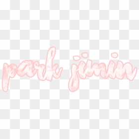#jimin #text #name #bts #parkjimin #kpop #png #jimin - Darkness, Transparent Png - name png