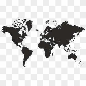 World Map Simple Hd, HD Png Download - mapa mundi png