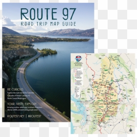 2019 Route 97 Map Guide - River, HD Png Download - road trip png