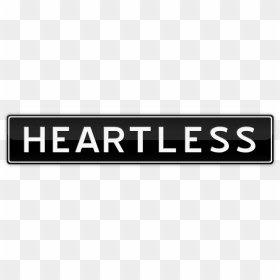 Vehicle Registration Plate, HD Png Download - heartless png