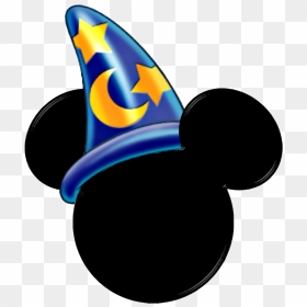 Mickey Mouse Hat Png - Mickey Mouse Wizard Head, Transparent Png - mickey mouse hat png